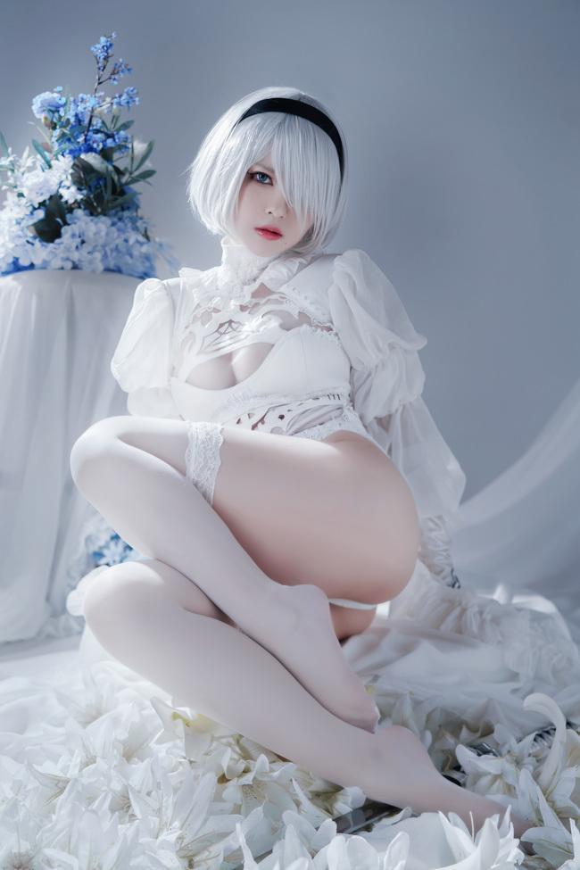 半半子 – NO.55 Automataヨルハ二号B型 白礼服[51P-91MB]