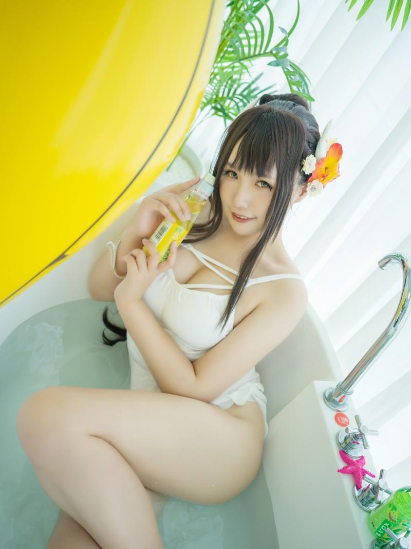 麻花酱 比睿旗袍 泳装【61P-446MB】-优质作品
