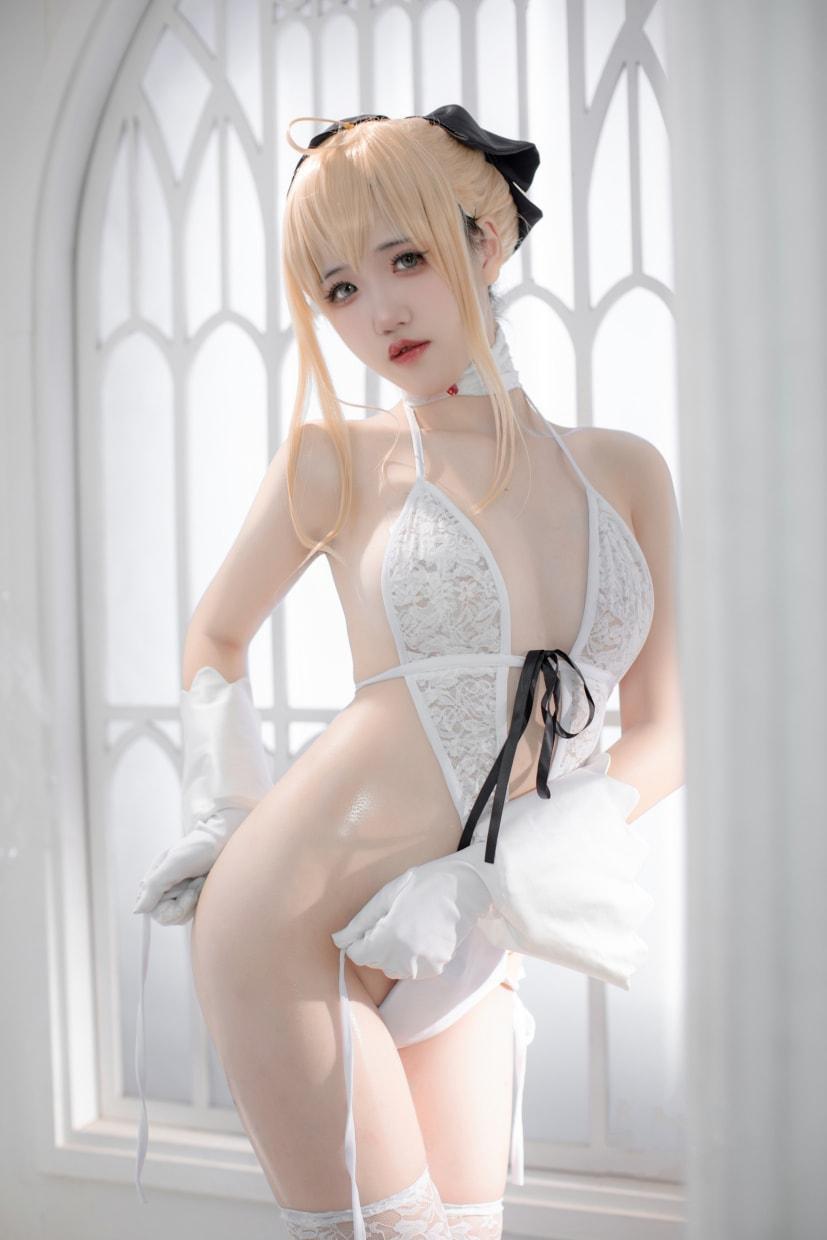 阿薰kaOri – FGO 白Saber-精美作品
