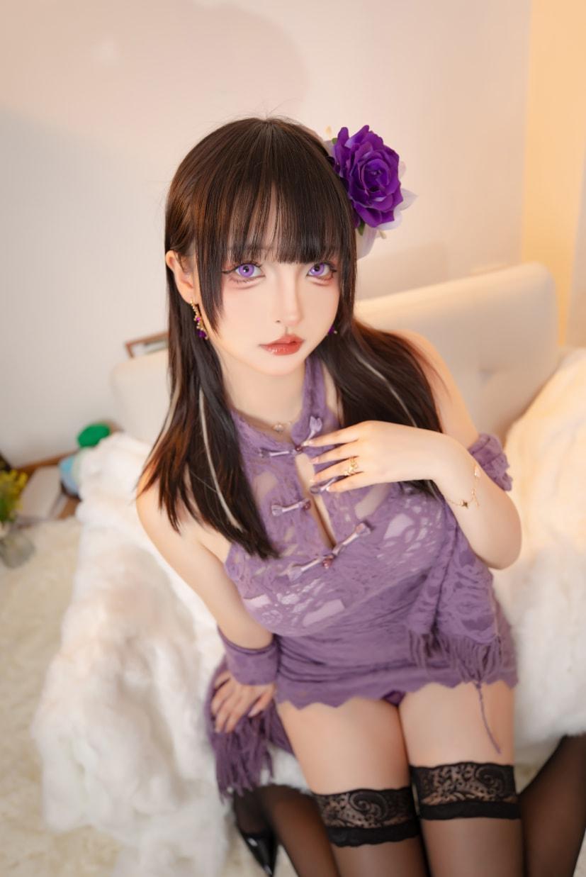 神楽坂真冬 – 紫色心情-完美coser