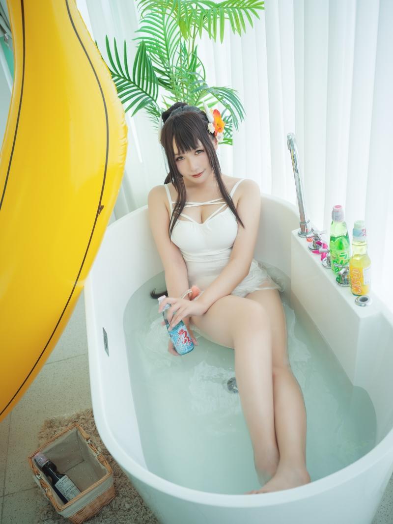 麻花酱 比睿旗袍 泳装【61P-446MB】-优质作品