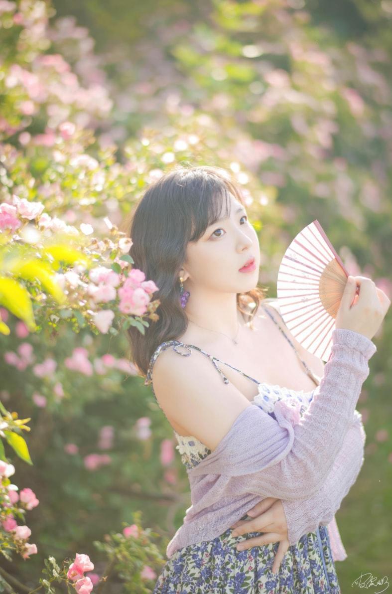 皮皮奶可可爱了啦 蔷薇花-最佳coser
