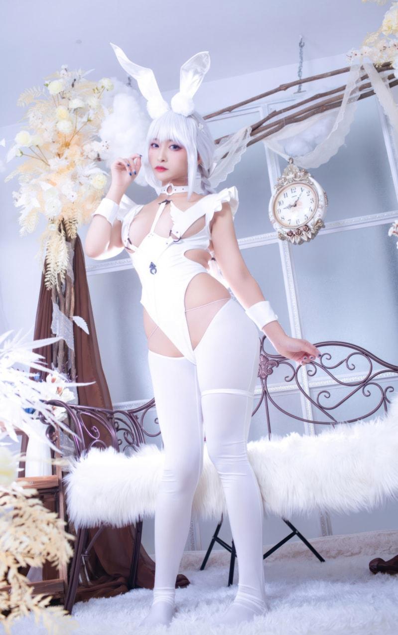 洛璃LoLiSAMA 恶毒 白兔 (碧蓝航线)-完美佳人